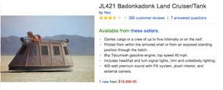 Illustration for article titled Why Is There A Rusty Hover Tank For Sale On Amazon?
